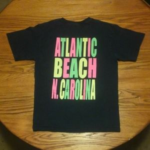 🌞 Vintage Atlantic Beach NC Shirt Medium Bright ⛱️ North Carolina 🌎 Medium 🇺